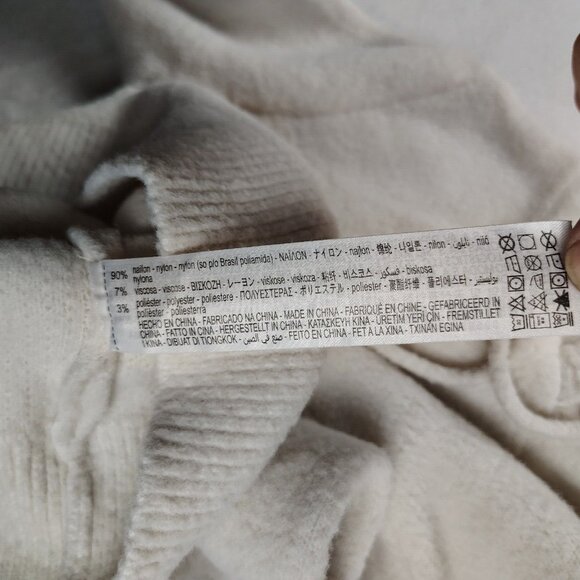 Zara Cropped Hooded Sweater Womens Small - Picture 4 of 8